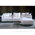 New modern soft white fabric sofa NO.1 american style living room furniture sectional sofa set(DIVANY D-12)